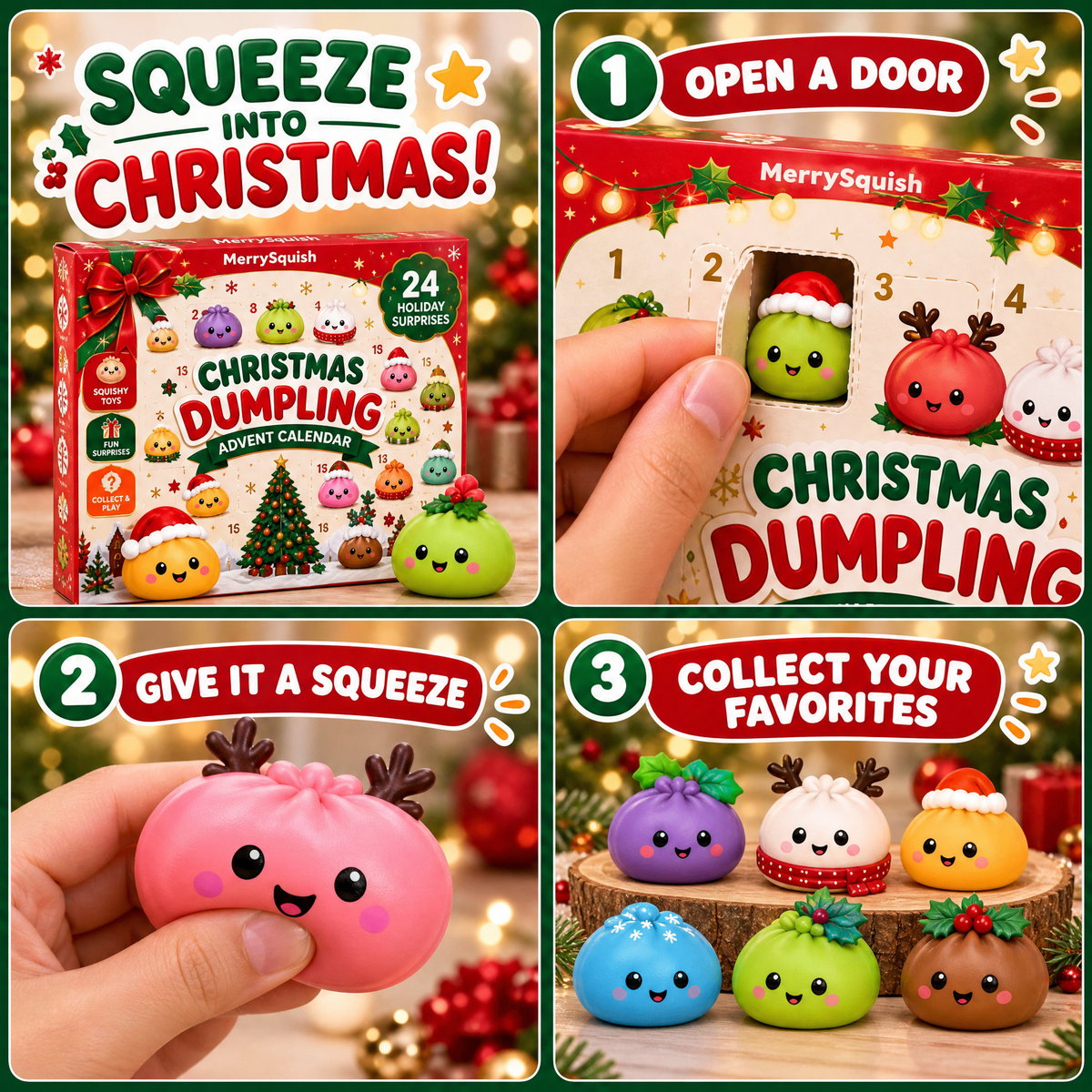 Squishy Dumpling Advent Calendar
